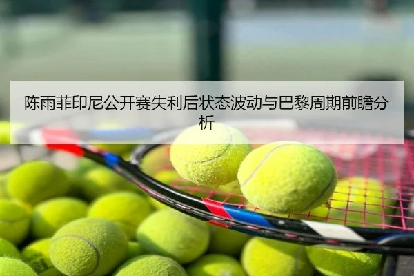 陈雨菲印尼公开赛失利后状态波动与巴黎周期前瞻分析